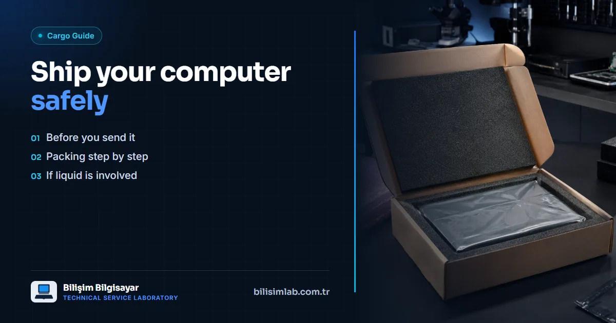 How do I safely ship my computer by courier? A step-by-step packing guide