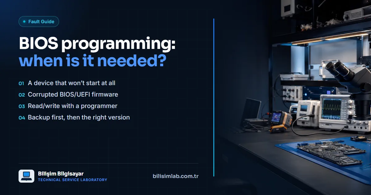 In which situations is BIOS programming required?