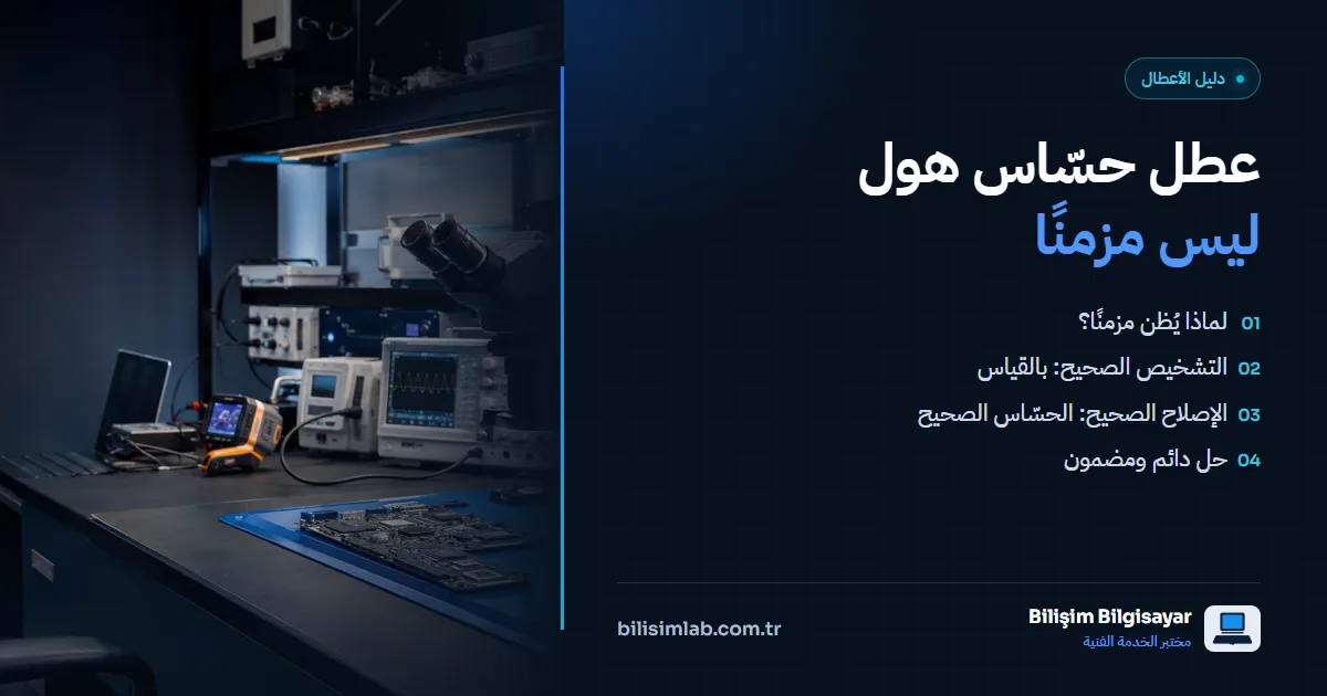 هل عطل حسّاس هول مزمن؟ حل دائم ومضمون بالتشخيص الصحيح والإصلاح الصحيح