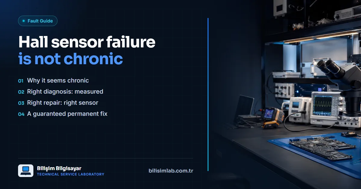 Is hall sensor failure chronic? A permanent, guaranteed fix through the right diagnosis and the right repair
