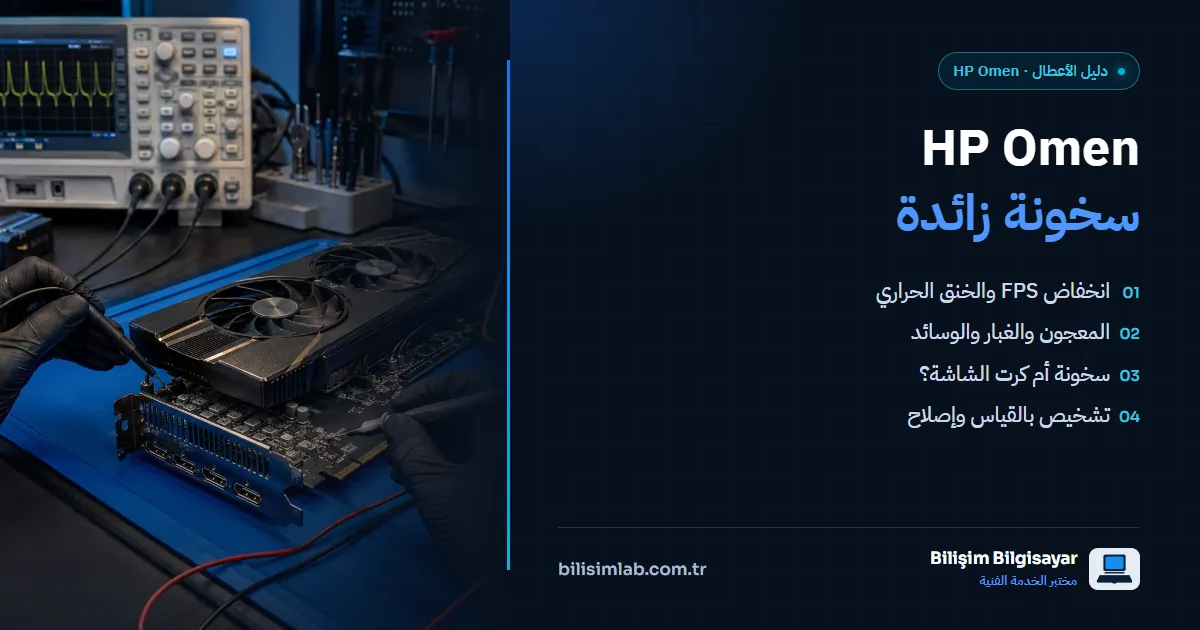 HP Omen يسخن كثيرًا وينخفض FPS: الطريق من السخونة إلى عطل كرت الشاشة
