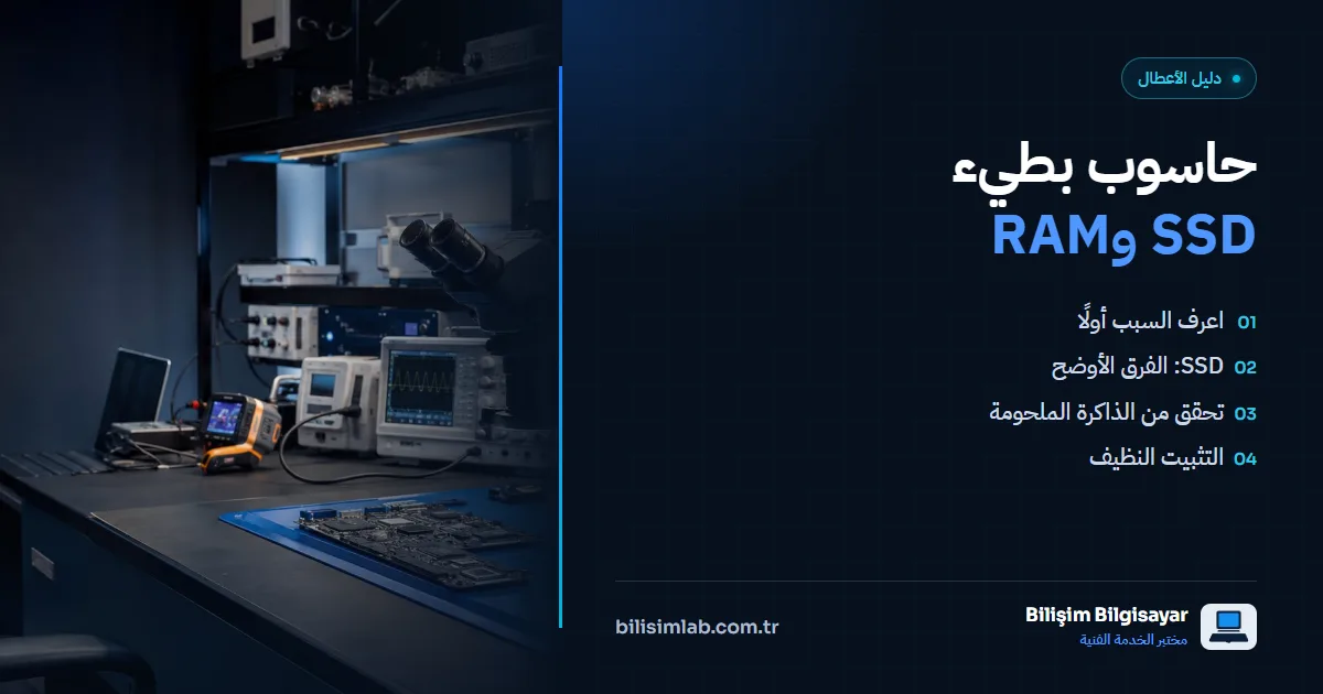 الحاسوب المحمول أصبح بطيئًا جدًا ويتجمد: هل تفيد ترقية SSD والذاكرة RAM؟