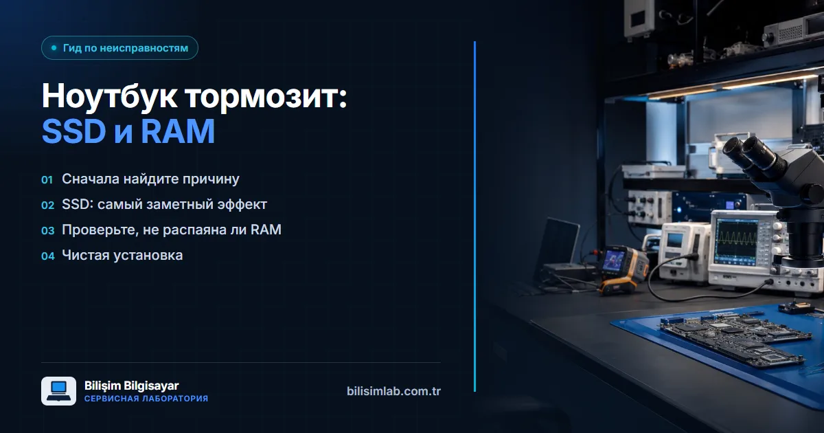 Ноутбук стал сильно тормозить и зависать: помогут ли SSD и увеличение RAM?