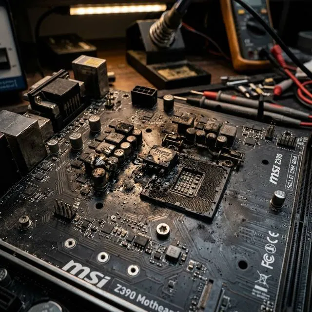 MSI Anakart Komponent Onarımı — önce