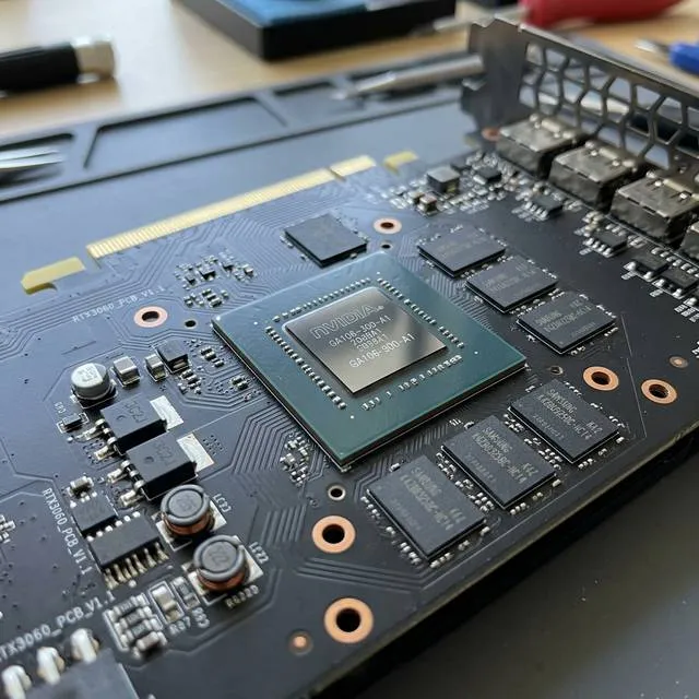 NVIDIA RTX 3060 Onarımı — sonra